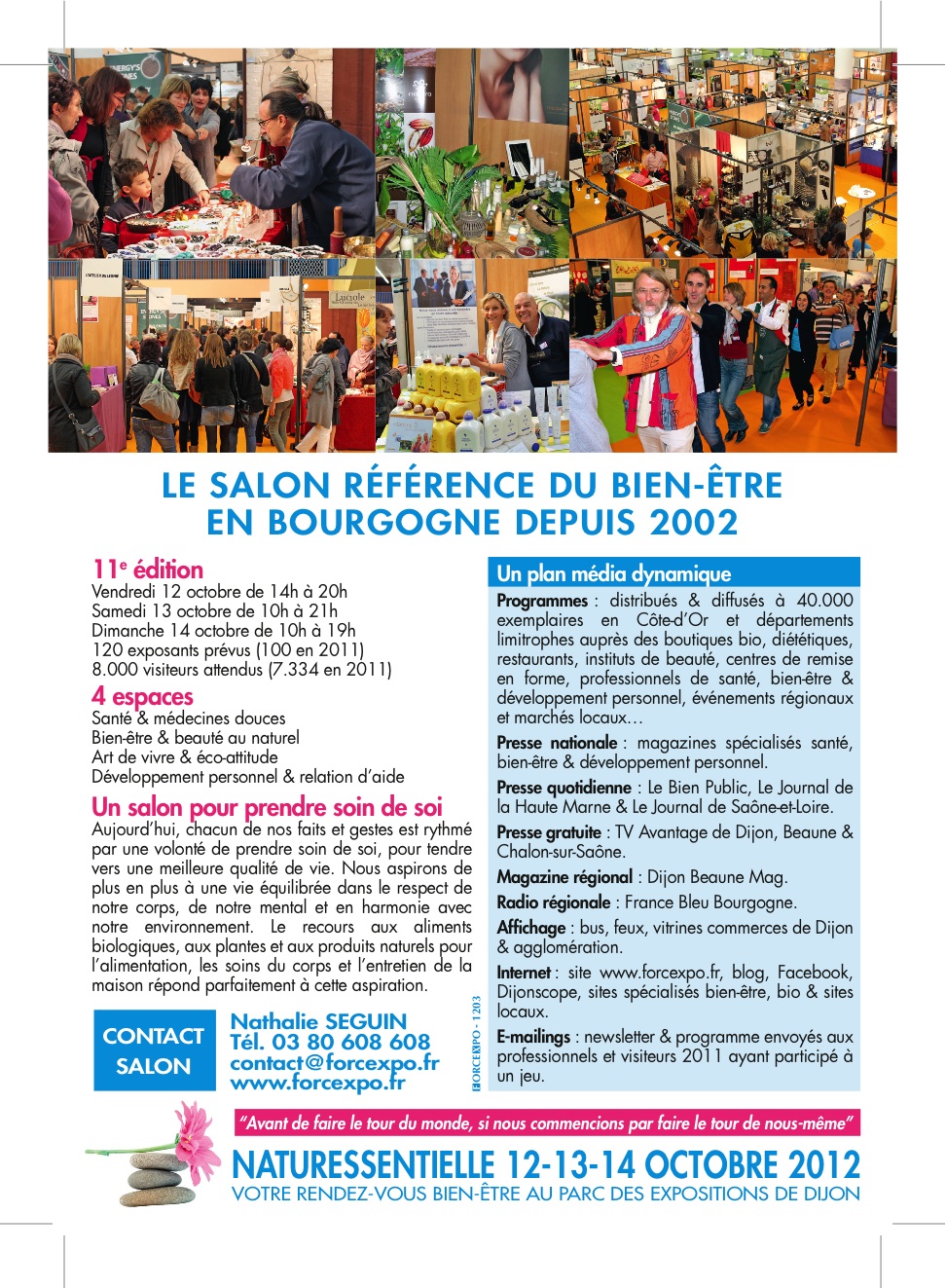 le bio guide 11e Naturessentielle, salon du bien-être à Dijon